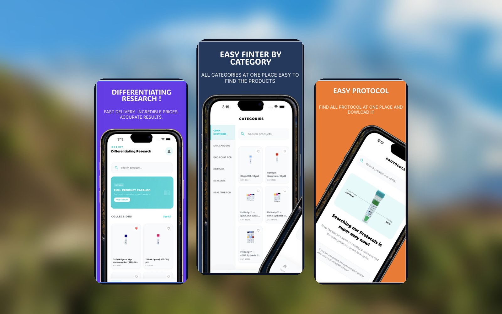 DXBIDT Enzyme Research App project screenshot